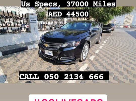 CHEVROLET IMPALA 2019, MID OPTION, US SPECS FOR SALE CALL 050 2134666