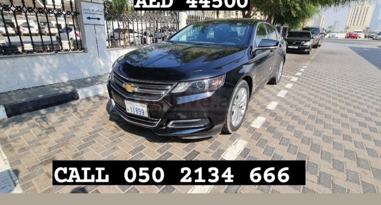 CHEVROLET IMPALA 2019, MID OPTION, US SPECS FOR SALE CALL 050 2134666