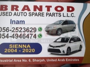 BRANTOD USED TOYOTA AUTO SPARE PARTS TR (Used auto parts, Dealer, Sharjah spare parts Markets)