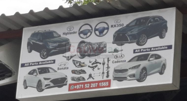 AL BURJ AL THABHI USED KIA ,LEXUS CARS & SPARE PARTS (Used auto parts, Dealer, Sharjah spare parts Markets)