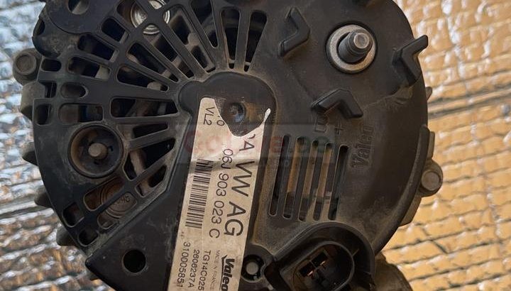 VOLKSWAGEN PASSAT GTI EOS TIGUAN AUDI SKODA ALTERNATOR PART NO 06J903023C ( Genuine Used VOLKSWAGEN Parts )