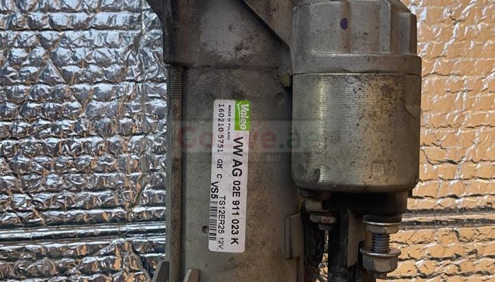 VOLKSWAGEN PASSAT 2009 2010 GOLF AUDI STARTER MOTOR CCZ ENGINE PART NO 02E911023K ( Genuine Used VOLKSWAGEN Parts )