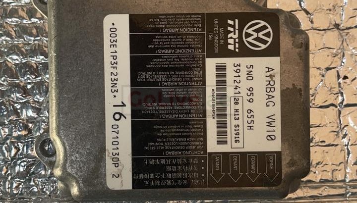 VOLKSWAGEN PASSAT 2010 AUDI SEAT AIRBAG CONTROL UNIT PART NO 5N0959655H ( Genuine Used VOLKSWAGEN Parts )