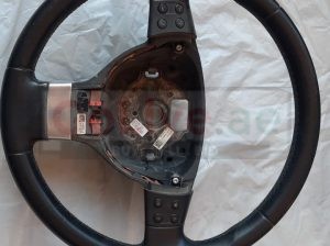 VOLKSWAGEN EOS 2009 Leather Steering Wheel WITH Control Module PART NO 1Q0419091/1P0959542 ( Genuine Used Volkswagen parts )