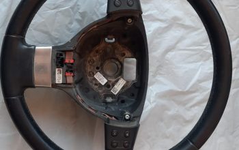 VOLKSWAGEN EOS 2009 Leather Steering Wheel WITH Control Module PART NO 1Q0419091/1P0959542 ( Genuine Used Volkswagen parts )