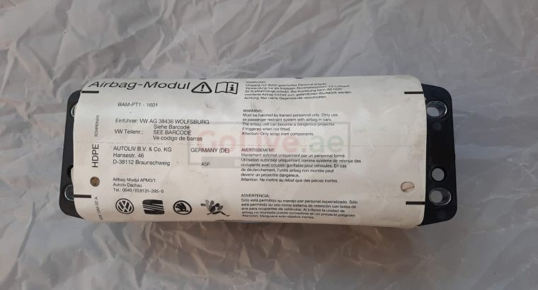 VOLKSWAGEN EOS 2009 TIGUAN PASSENGER AIRBAG PART NO 1Q0880204 ( Genuine Used VOLKSWAGON Parts )