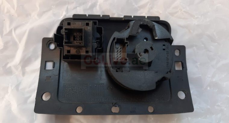 VOLKSWAGEN EOS 2009 HEADLIGHT SWITCH AND DIMMER PANEL PART NO 5K0941431A 1Q0941333 1K1858341 ( Genuine Used VOLKSWAGON Parts )