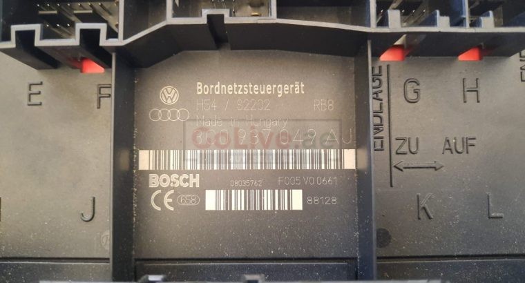 VOLKSWAGEN EOS 2009 AUDI SEAT SKODA BODY CONTROL MODULE FUSE BOX PART NO 3C0937049AJ ( Genuine Used VOLKSWAGON Parts )