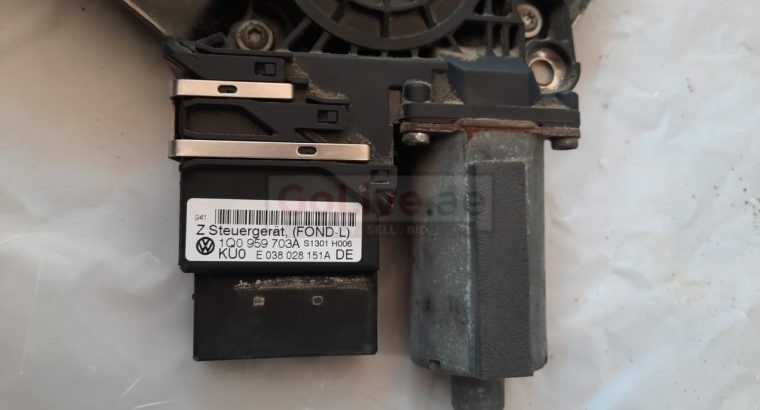 VOLKSWAGEN EOS 2009 REAR LEFT WINDOW MECHANISM PART NO 1Q0959703A 1Q0839401B ( Genuine Used VOLKSWAGON Parts )