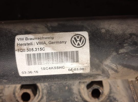 VOLKSWAGEN EOS 2009 REAR SUBFRAME PART NO 1Q0505315C ( Genuine Used VOLKSWAGON Parts )