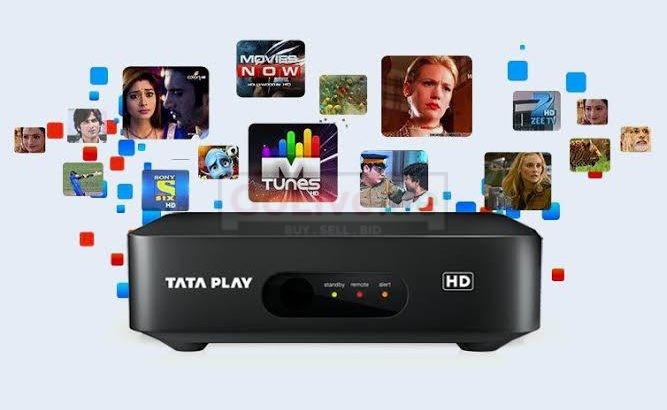 Dish TV Airtel Tata Sky Boxes Available