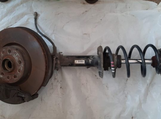VOLKSWAGEN EOS 2009 FRONT LEFT SUSPENSION LEG HUB WITH SHOCK ABSORBER 1T0413031HM ( Genuine Used VOLKSWAGON Parts )