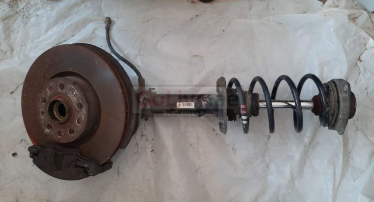 VOLKSWAGEN EOS 2009 FRONT LEFT SUSPENSION LEG HUB WITH SHOCK ABSORBER 1T0413031HM ( Genuine Used VOLKSWAGON Parts )