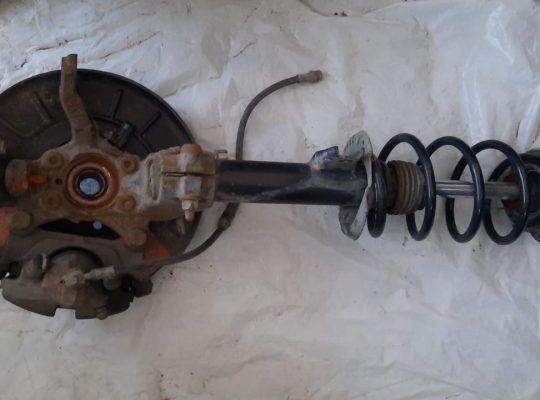 VOLKSWAGEN EOS 2009 FRONT RIGHT SUSPENSION LEG HUB WITH SHOCK ABSORBER 1T0413031HM ( Genuine Used VOLKSWAGON Parts )