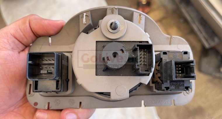 VOLKSWAGEN PASSAT 2010 PARKING BRAKE BUTTON / HEADLIGHT / LIGHT RANGE CONTROL SWITCH PANEL 3C0927225C / 1K0941431 / 3C0941333A
