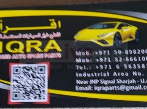 IQRA USED AUTO LEXUS ,TOYOTA, SPARE PARTS TR. (Used auto parts, Dealer, Sharjah spare parts Markets)