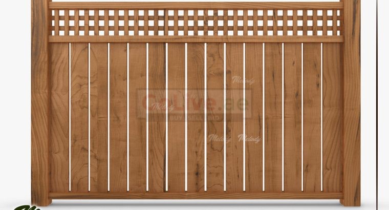 Unique Design Wooden Fence At Very Responsive Price in Dubai