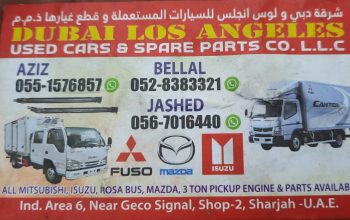 DUBAI LOS ANGELES USED ISUZU MAZDA MITSUBHISHI CARS & SPARE PARTS TR. (Used auto parts, Dealer, Sharjah spare parts Markets)