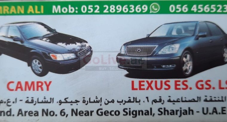 DAR AL FARAH USED LEXUS ,TOYOTA AUTO SPARE PARTS TR. (Used auto parts, Dealer, Sharjah spare parts Markets)