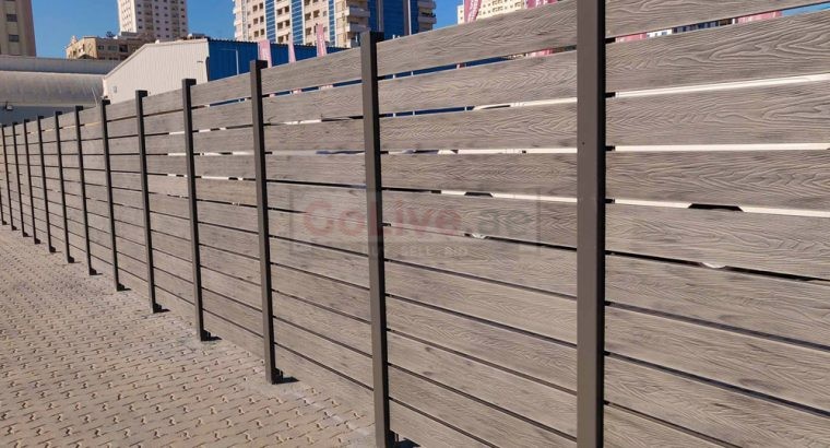 WPC Fence | Privacy Fence | Garden Fence in Dubai Abu Dhabi Sharjah UAE