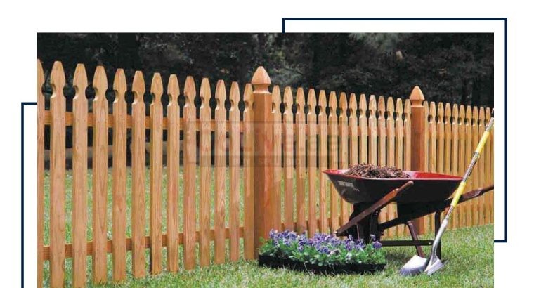 Wooden Fence | Garden Fence | Picket Fence in Dubai Abu Dhabi Sharjah UAE
