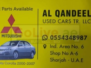 AL QANDEEL USED MITSUBISHI CARS & SPARE PARTS TR. (Used auto parts, Dealer, Sharjah spare parts Markets)