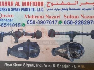 AL BAHAR AL MAFTOOM USED NISSAN, TOYOTA CARS & SPARE PARTS TR. (Used auto parts, Dealer, Sharjah spare parts Markets)