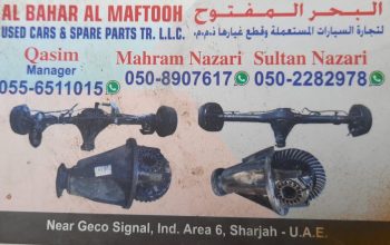 AL BAHAR AL MAFTOOM USED NISSAN, TOYOTA CARS & SPARE PARTS TR. (Used auto parts, Dealer, Sharjah spare parts Markets)