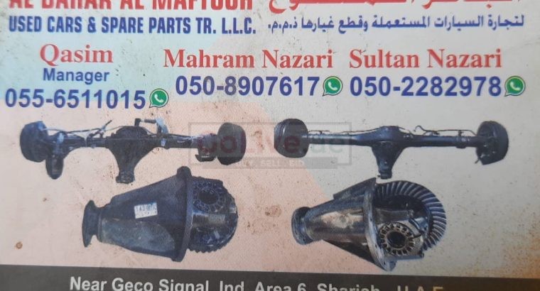 AL BAHAR AL MAFTOOM USED NISSAN, TOYOTA CARS & SPARE PARTS TR. (Used auto parts, Dealer, Sharjah spare parts Markets)