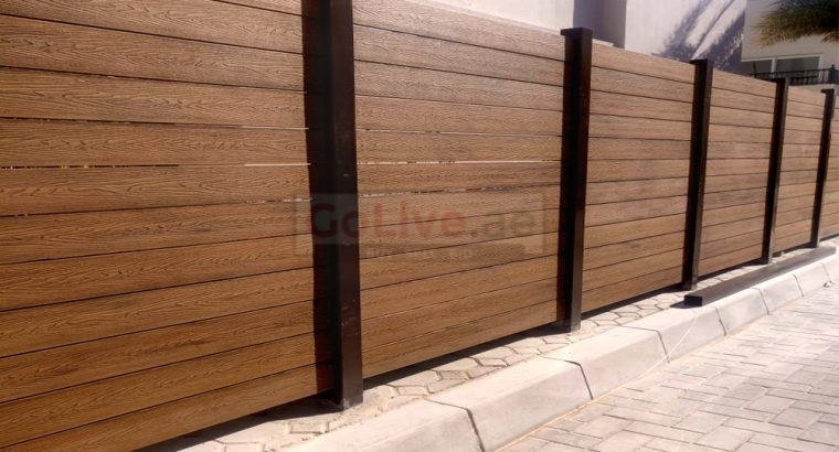 WPC Fence | Privacy Fence | Garden Fence in Dubai Abu Dhabi Sharjah UAE