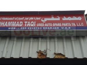 MOHAMMAD TAQI USED TOYOTA AUTO SPARE PARTS TR. (Used auto parts, Dealer, Sharjah spare parts Markets)