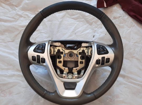 FORD EDGE 2014 LEATHER STEERING WHEEL PART NO DT43-3F563-BB ( Genuine Used FORD Parts )