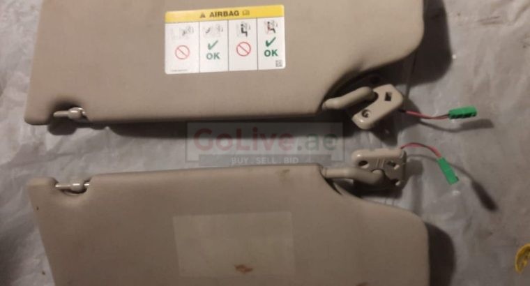 FORD EDGE 2014 LEFT AND RIGHT SUN VISORS ( Genuine Used FORD Parts )