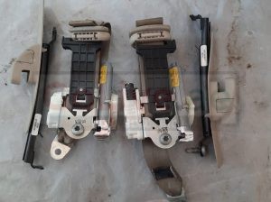 FORD EDGE 2014 FRONT LEFT DRIVER & RIGHT PASSENGER SEAT BELTS RETRACTOR WITH TITANIUM ( Genuine Used FORD Parts )