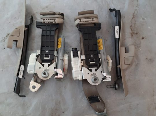 FORD EDGE 2014 FRONT LEFT DRIVER & RIGHT PASSENGER SEAT BELTS RETRACTOR WITH TITANIUM ( Genuine Used FORD Parts )