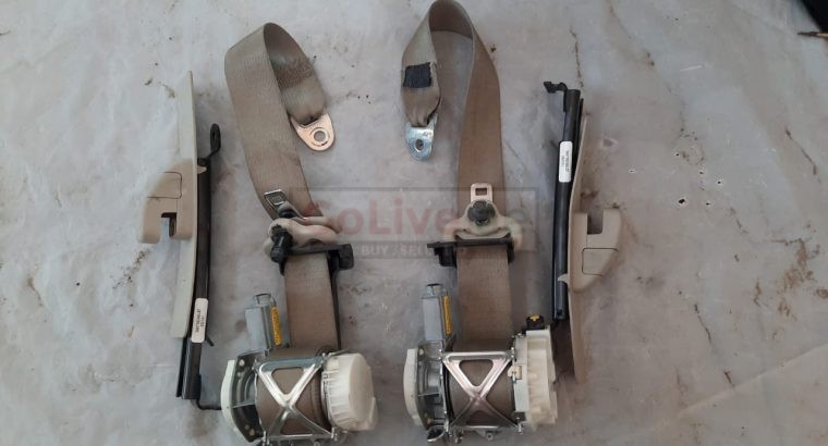 FORD EDGE 2014 FRONT LEFT DRIVER & RIGHT PASSENGER SEAT BELTS RETRACTOR WITH TITANIUM ( Genuine Used FORD Parts )