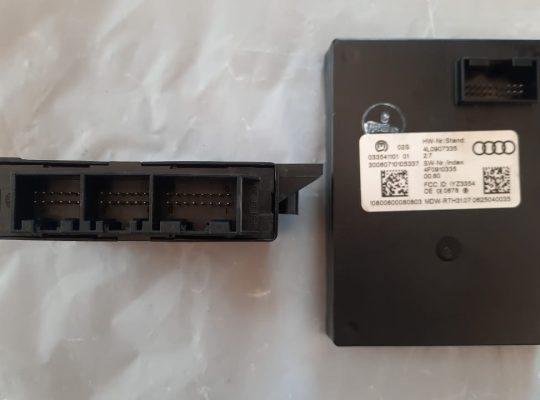 AUDI Q7 2007 KEYLESS ENTRY & PARKING AID SENSOR CONTROL MODULE UNIT WITH BRACKET PART NO 4L0907335 4F0919283G 4F0910283G 4L0907179