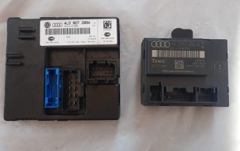 AUDI Q7 2007 BASE COMFORT & DOOR CONTROL MODULE UNIT W BRACKET PART NO 4L0907289A 4L0907290A 4L0907461 ( Genuine Used AUDI Parts )