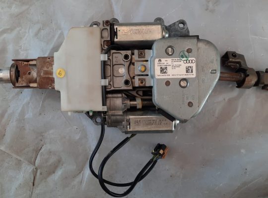 AUDI Q7 2007 STEERING COLUMN GEAR RACK PINION MOTOR UNIT PART NO 7L8419501K 4F0905852B ( Genuine Used AUDI Parts )