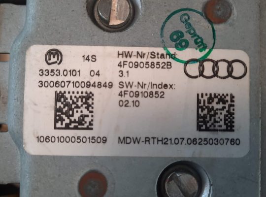 AUDI Q7 2007 STEERING COLUMN GEAR RACK PINION MOTOR UNIT PART NO 7L8419501K 4F0905852B ( Genuine Used AUDI Parts )