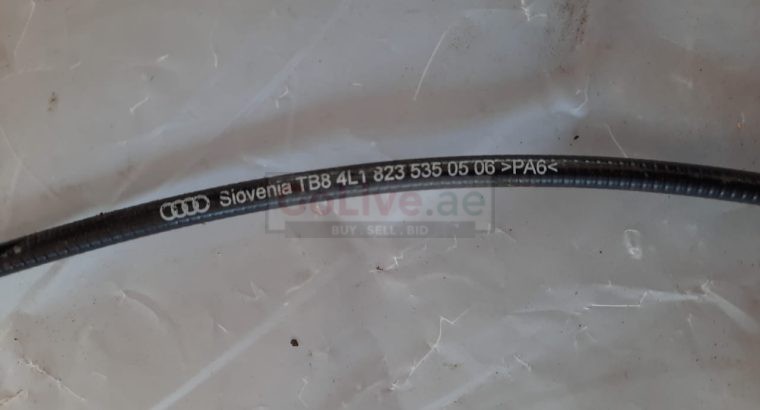 AUDI Q7 2007 HOOD LATCH LOCK RELEASE CABLE PART NO 4L1823535 ( Genuine Used AUDI Parts )