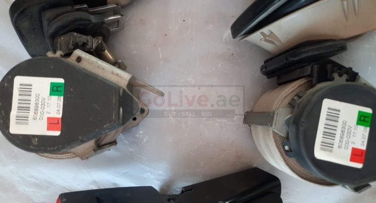 AUDI Q7 2007 FRONT BOTH SIDES & REAR LEFT OR RIGHT SIDE SEAT BELTS ( Genuine Used AUDI Parts )