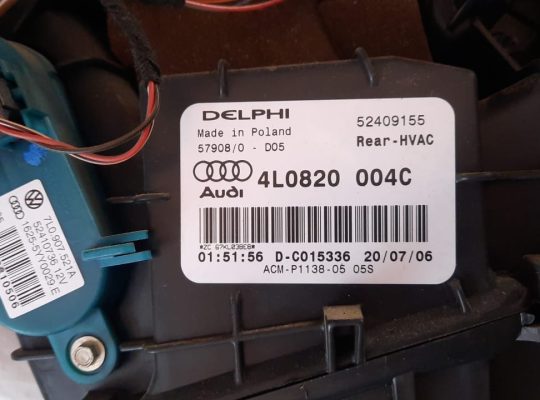 AUDI Q7 2007 REAR HEATER MATRIX AC HEAT EXCHANGER UNIT 4L0820004C 7L0907521A 7H0819021 ( Genuine Used AUDI Parts )