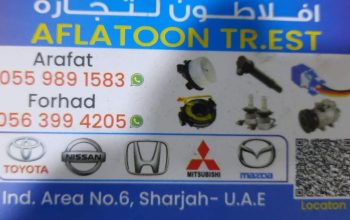 AFLATOON USED HONDA,NISSAN,MAZDA, AUTO PARTS TR. (Used auto parts, Dealer, Sharjah spare parts Markets)