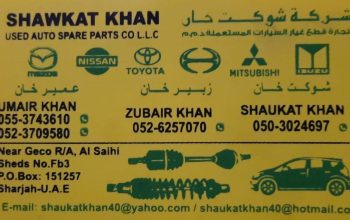 SHAWKAT KHAN USED HONDA, NISSAN, ISUZU ,MAZDA AUTO SPARE PARTS TR. (Used auto parts, Dealer, Sharjah spare parts Markets)