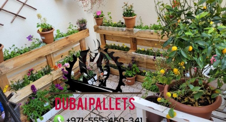 pallets wooden planters