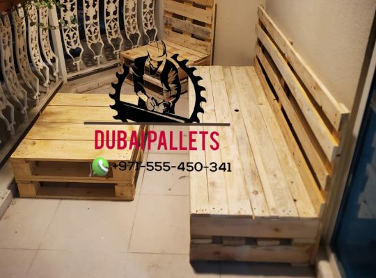 wooden balcony pallets
