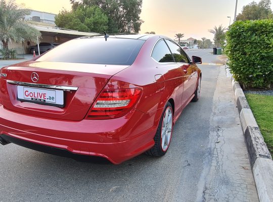 MERCEDES BENZ C250 COUPE 2012, AMG KIT, SINGLE OWNER CALL 050 2134666