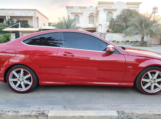 MERCEDES BENZ C250 COUPE 2012, AMG KIT, SINGLE OWNER CALL 050 2134666