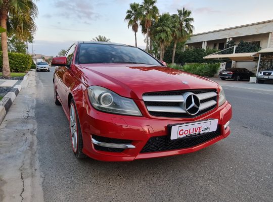 MERCEDES BENZ C250 COUPE 2012, AMG KIT, SINGLE OWNER CALL 050 2134666